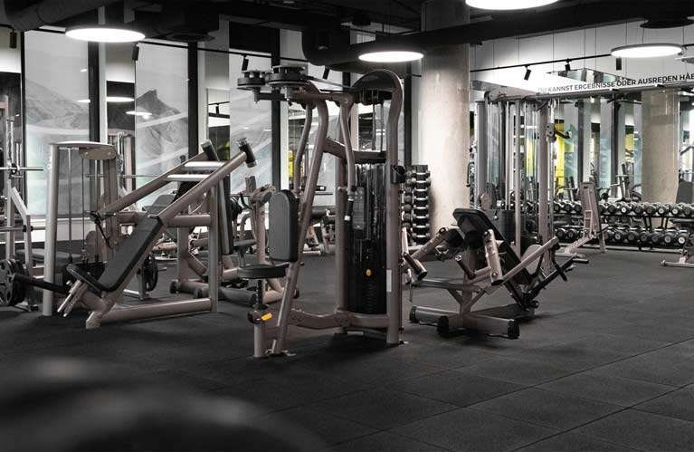 Trainingsbereich TRU Fitness Hamburg Barmbek