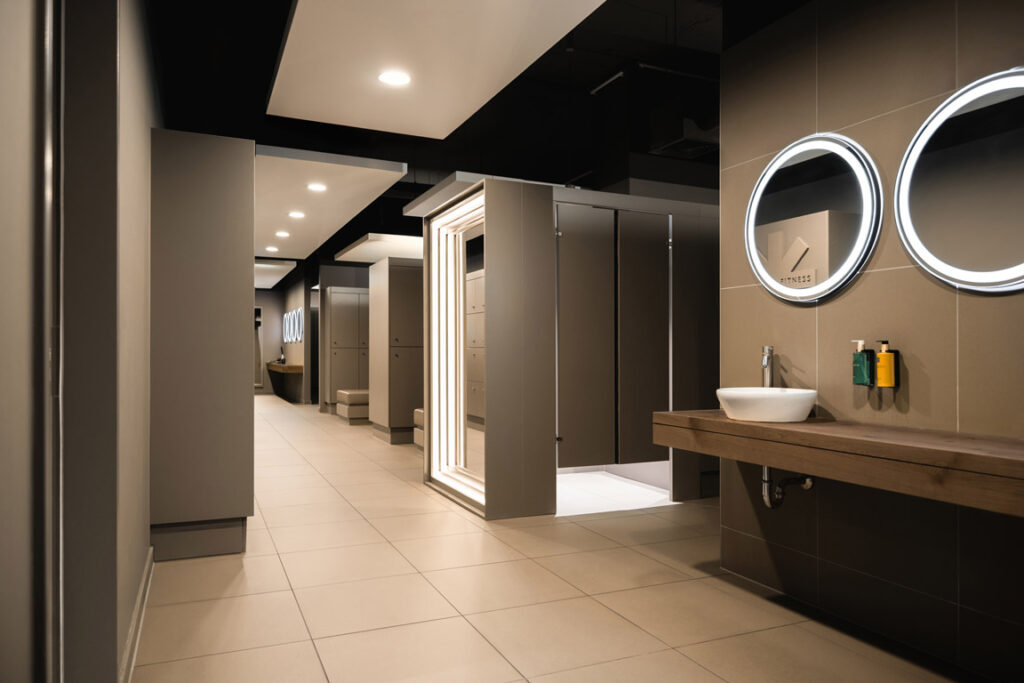 Umkleidebereich TRU Fitness