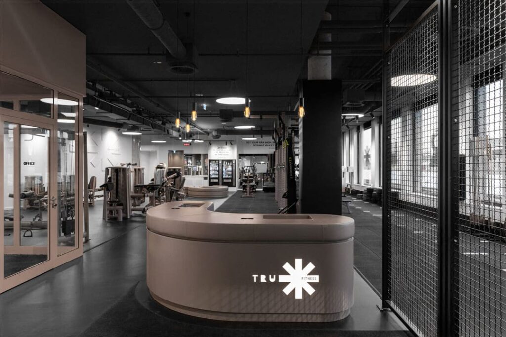 Eingangsbereich TRU Fitness